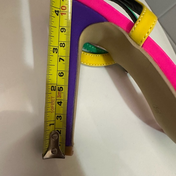 Colorful Strappy Heels - Picture 7 of 7